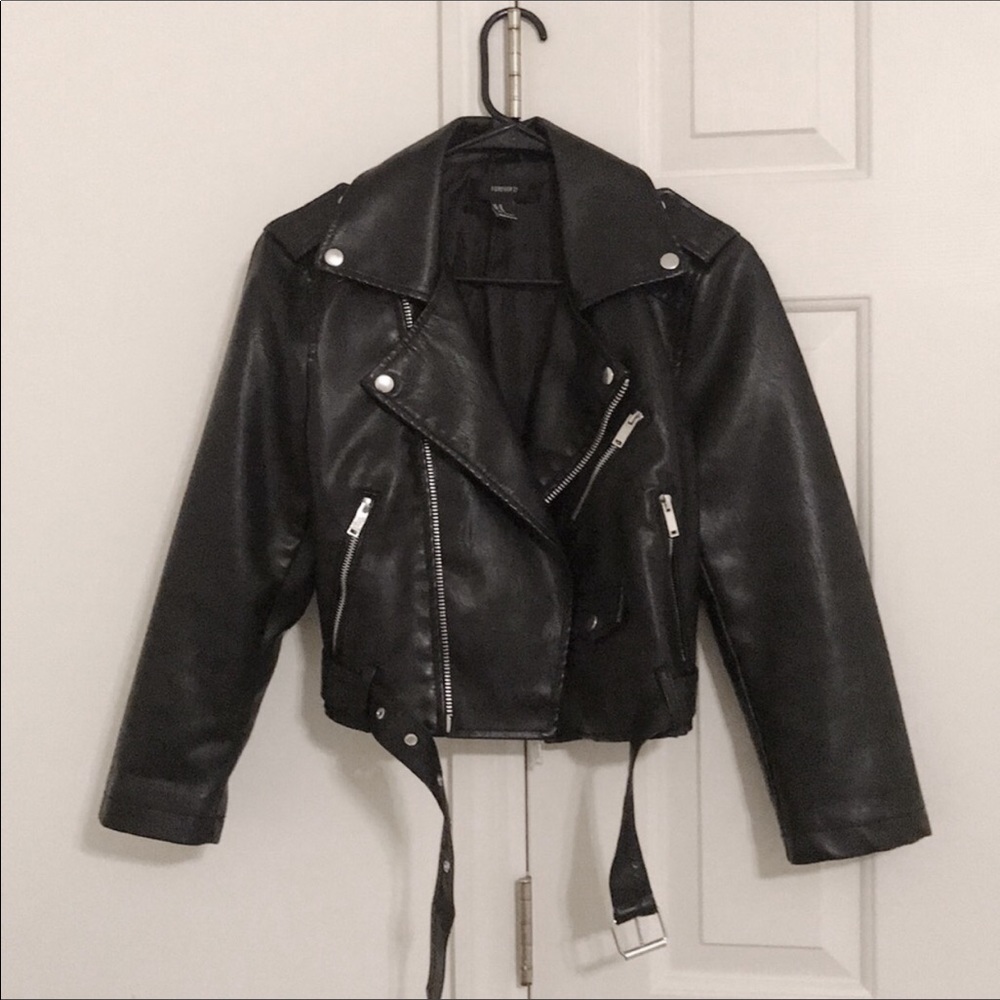 Moto faux Leather Jacket